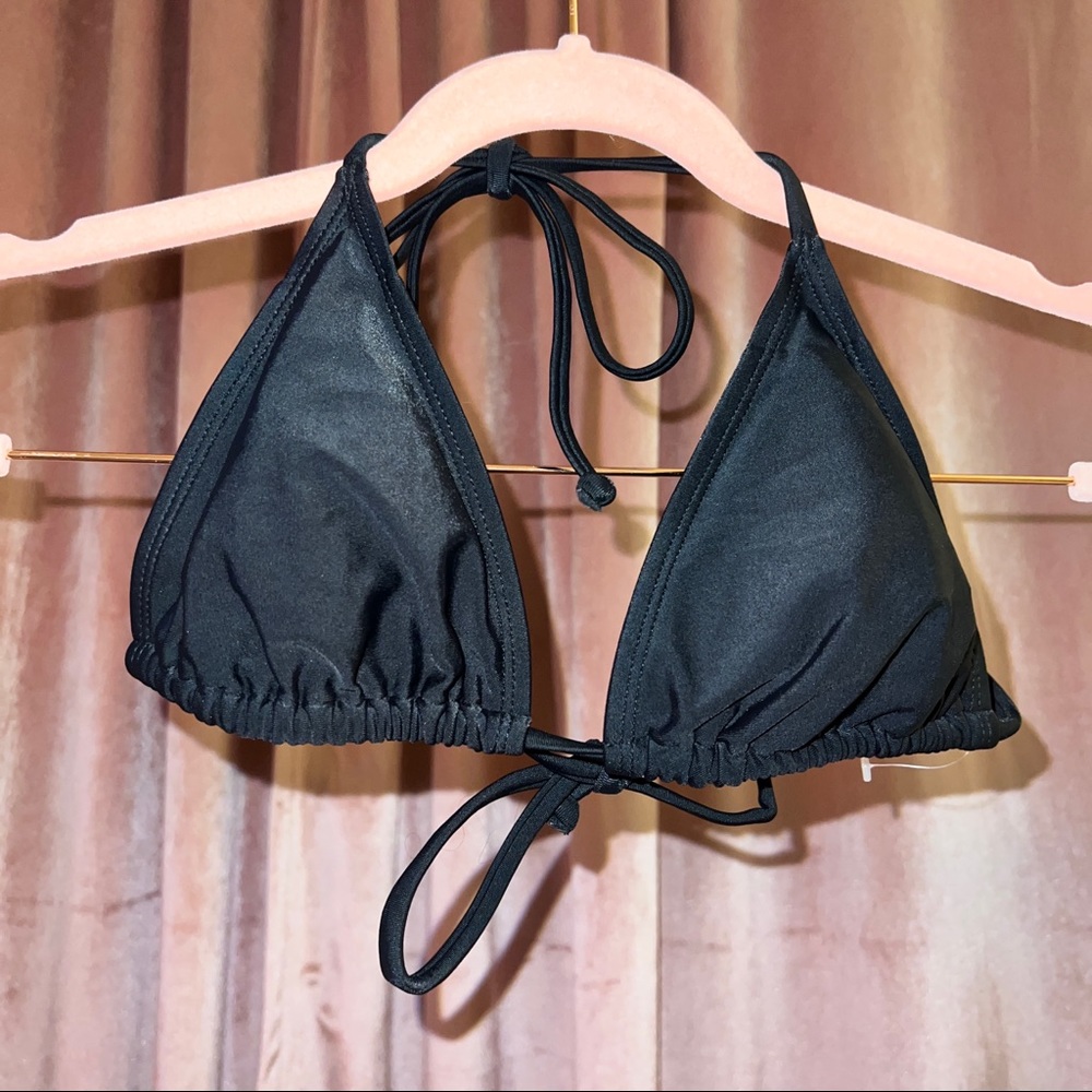Black String Bikini Top